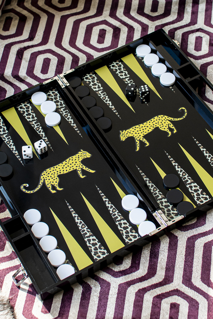 Leopard Backgammon Set